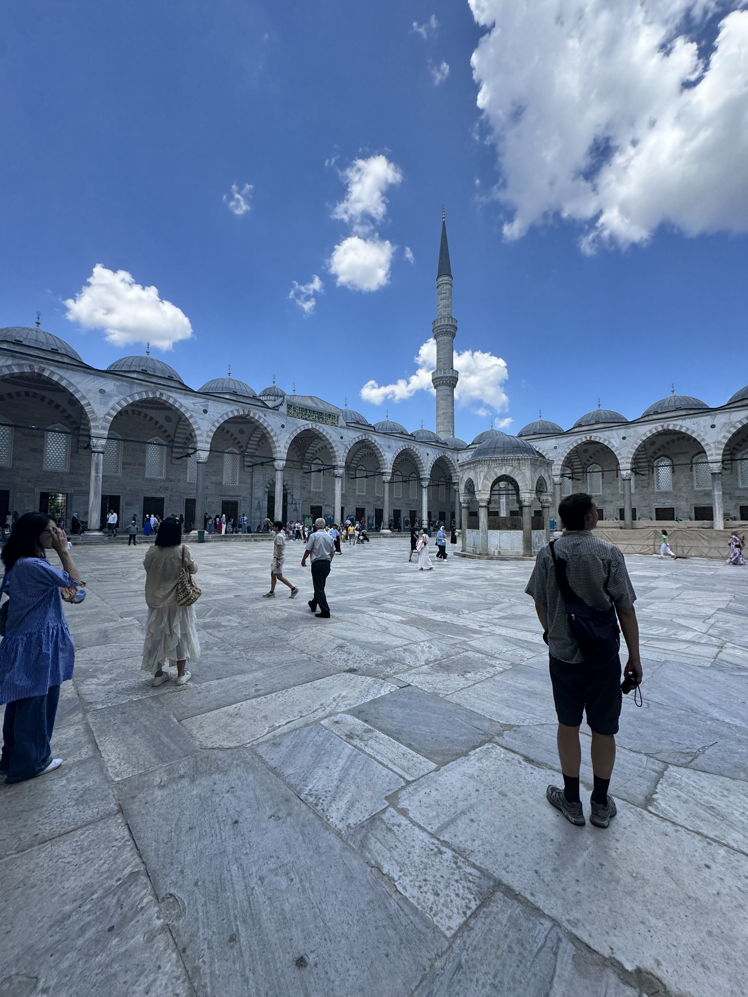 Blue Mosque courtyard