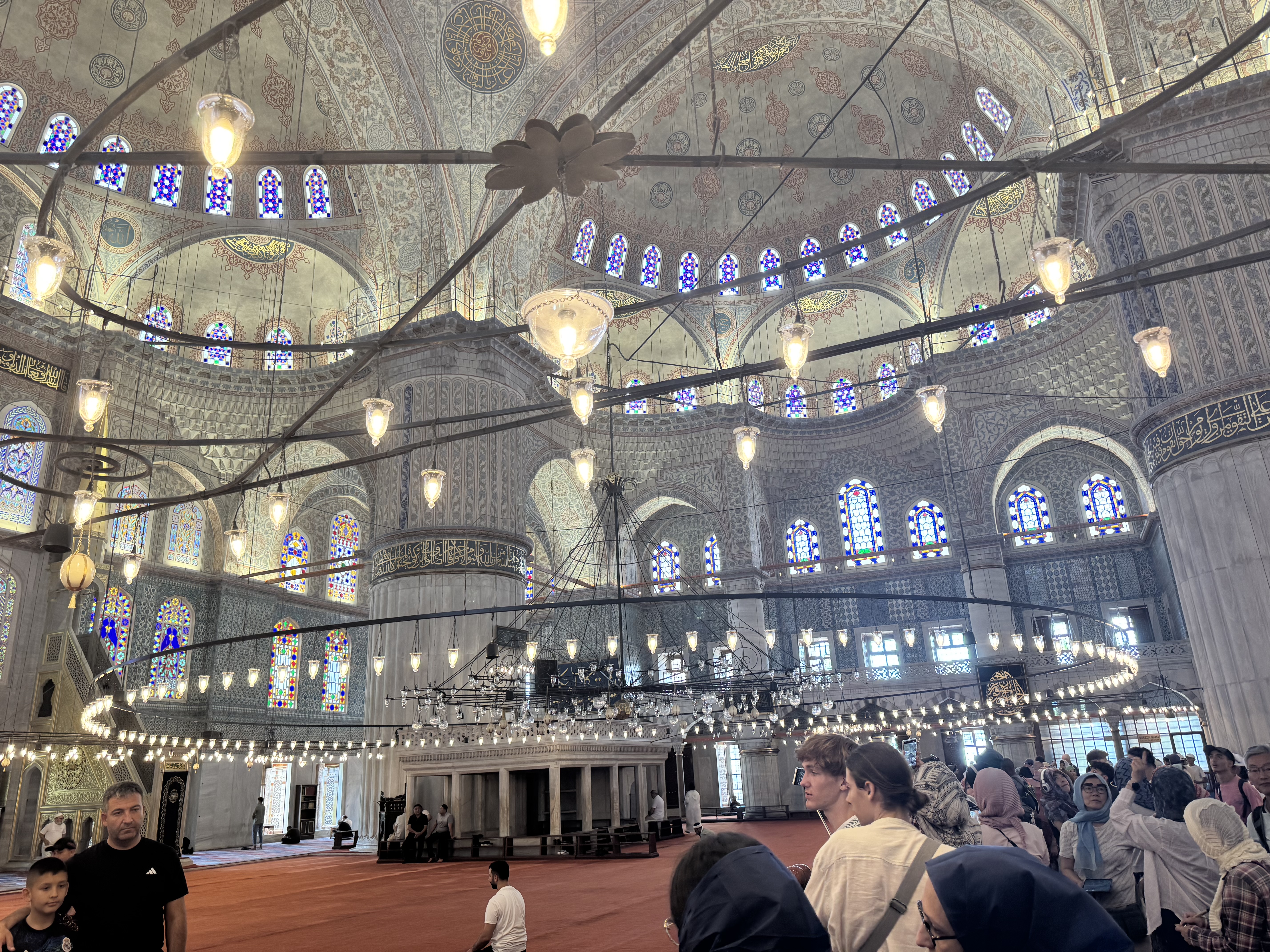 Blue Mosque dome ceiling