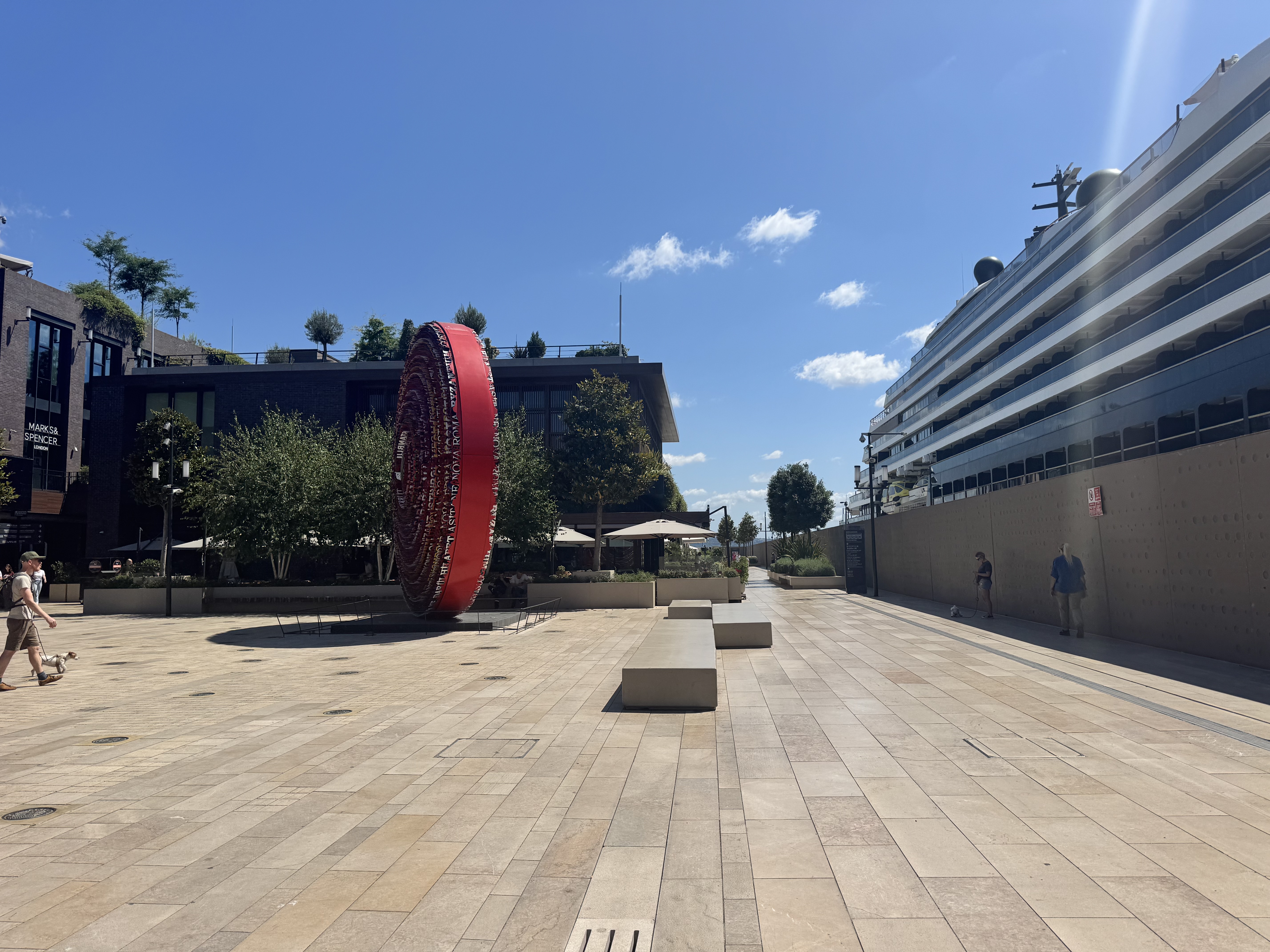 Public art plaza at Galataport
