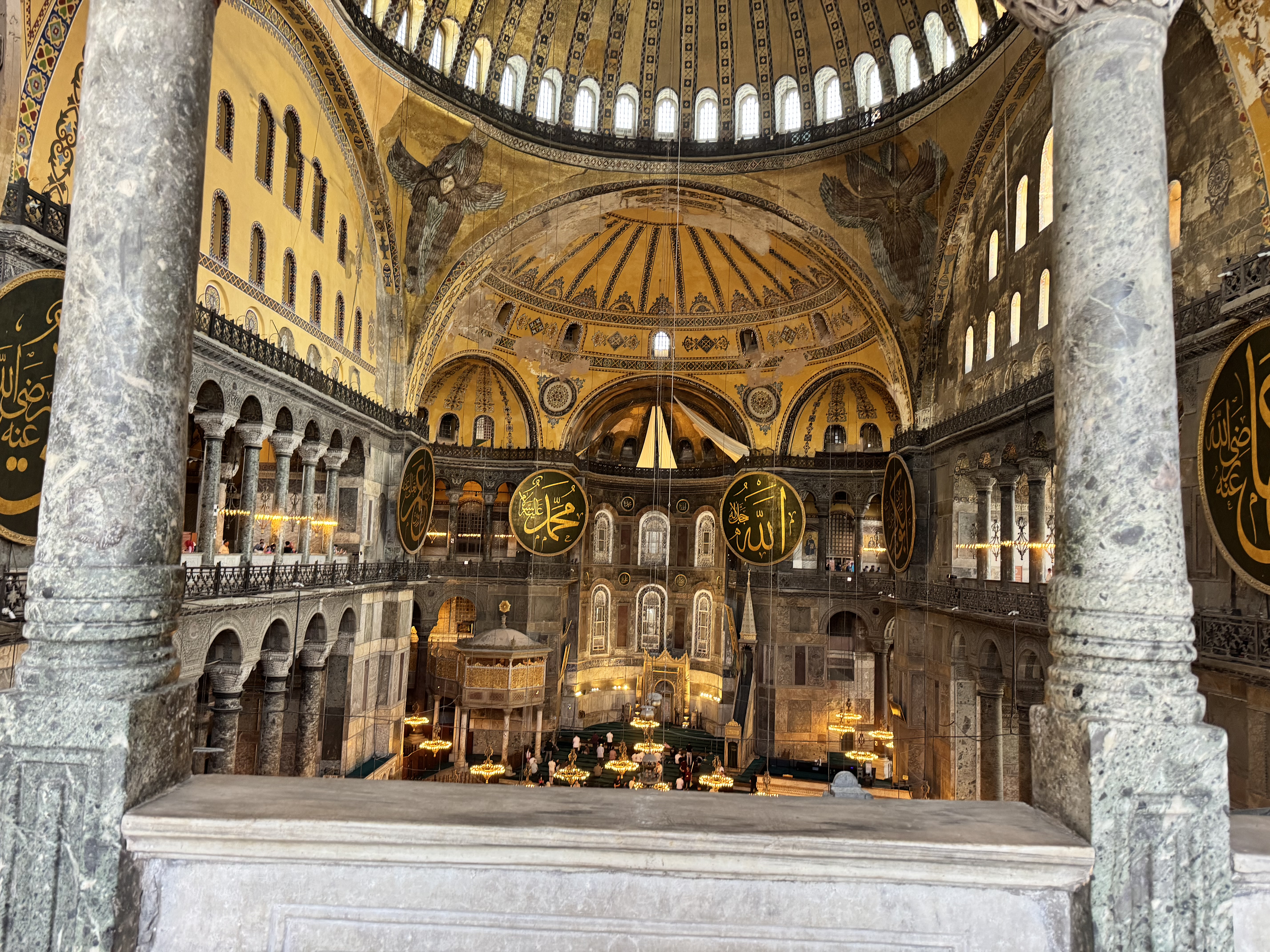 The dome interior